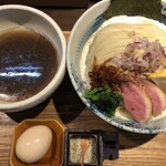 鴨出汁中華蕎麦 麺屋yoshiki - 海老の細つけ麺(塩)