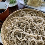 そばいろ茶屋 - 天ぷら付き蕎麦