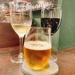 とんかつ comocchi - もう赤ワイン追加してるし