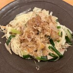 iro-hana かふぇ食堂 - 油そうめん(定番カツオダシ)