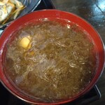 居酒屋 姫咲丸 - モズクの味噌汁