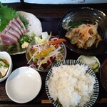 居酒屋 姫咲丸 - カツオ刺と小あじ南蛮漬