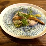 モダンスパイス 虹の仏 - 稚鮎のスパイスフリット　鮎の丸ごとムース（少な目で）