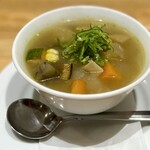 洋食 おがた - セットのスープ