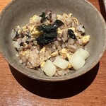 鉄板焼 濠 - ガーリックライス