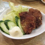春のお店 - メンチカツ 650円　(2024.6)