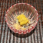 ぬま田 - 北海道毛蟹　熊本塩トマト　天草赤ウニ