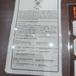 ティーダブルジーティー 丸の内 - メニュー