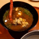 銀座 しのはら - 伊勢海老の赤出汁