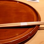 銀座 しのはら - 椀前のお箸交換