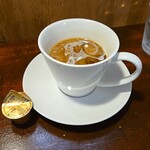 キッチン ブルー グローブ - ホワイトコーヒーにします