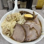 中華麺店 喜楽 - チャーシューワンタンメン大盛