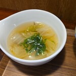 キッチン ブルー グローブ - スープのアップ