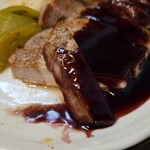 キッチン ブルー グローブ - 余りとろみの無いソースです