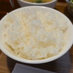 キッチン ブルー グローブ - ご飯大盛りのアップ