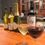 鉄板料理 昔 - グラスワイン