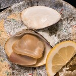 すし おおまさ - 地ハマグリ焼き