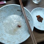 味の蔵どんつく - お粥と蕗味噌