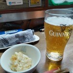 味の蔵どんつく - ノンアルコールビールとお通し