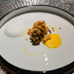 アルギュロス - 黒鮑の肝和えクロケット