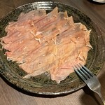 Trattoria Annamaria - 生ハム　てんこ盛り　口中で溶ける絶妙な切り立て