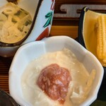 横浜 夜景 鉄板焼＆ステーキ 祥鳳 - ✱刺し身湯葉の鯛の酒盗がけ