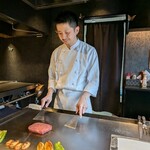 横浜 夜景 鉄板焼＆ステーキ 祥鳳 - ◆A5黒毛和牛サーロインの鉄板焼き&季節の焼き野菜