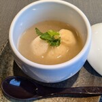 横浜 夜景 鉄板焼＆ステーキ 祥鳳 - ◆本日の一品→蒸し物
      ✱海老真薯