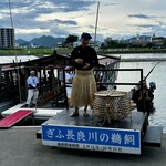 石金 - 鵜匠　杉山雅彦氏の開漁前の説明❗️