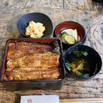 うなぎ馳走 八嶋 - 竹重　小鉢・ぬか漬け・お吸い物付き