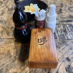 うなぎ馳走 八嶋 - テーブルの上にあったもの