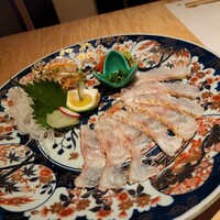 対馬のどぐろとイカ活き造り 博多 魚蔵 都ホテル店 - 