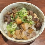 超多加水純手打ち麺 仁しむら - 焼豚丼