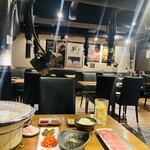 炭火焼肉・にくなべ屋 神戸びいどろ - 店内