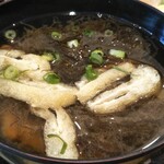 わ楽 - 天然岩もずくのみそ汁