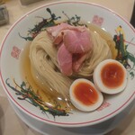 つけめん金龍 - 昆布水につけてあります！