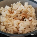 わ楽 - 釜揚しらすの炊き込みご飯