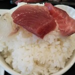 わ楽 - お刺身オンザライス！