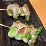 酒と飯 トリイチ - アスパラ巻き