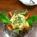ワイン厨房 テラス ヴィ - カボチャのサラダ(メニューには有りません)
