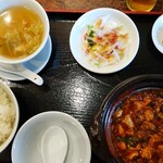 中国料理 天龍 - 麻婆豆腐セット
