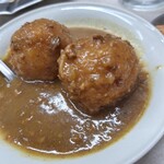 七福神 - ライスボール　揚げおにぎりのカレーがけ