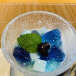 割烹 千代 - パンナコッタ。