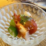 割烹 千代 - 前菜。