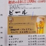 七福神 - ドリンクメニュー