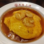 大阪王将 - エビ天津飯870円税込み。