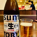 湖南人家 - 20240711サントリー生ビール　中瓶