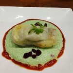 ワイン厨房 テラス ヴィ - 太刀魚と海老のファルス(メニューには有りません)