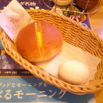 珈琲所コメダ珈琲店 - たっぷりアイスコーヒー モーニングセット＆ジャーマン＆ポークたまごトースト＆コメチキ＆アイスウインナー＆ミニシロノワール