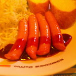 珈琲所コメダ珈琲店 - たっぷりアイスコーヒー モーニングセット＆ジャーマン＆ポークたまごトースト＆コメチキ＆アイスウインナー＆ミニシロノワール